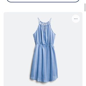 Collective Concepts Blue Striped Dress